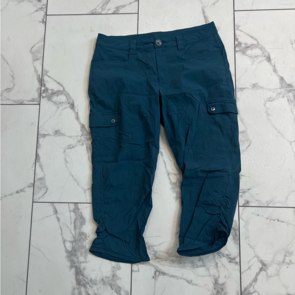 Eddie Bauer Blue Capris Casual Comfort - Picture 2 of 4